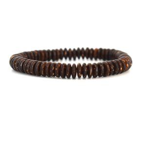 Designer Natural Coconut Stretch Bracelet